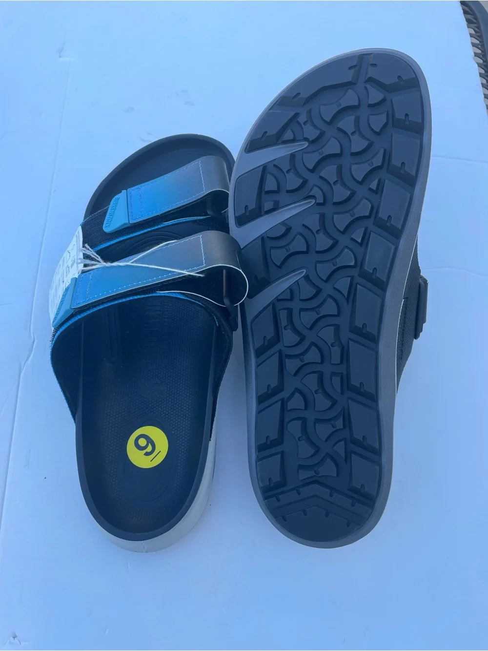 BIRKENSTOCK Atacama Men's Sandals Blue Ombre Sky Blue Size 9 Comfort Slide